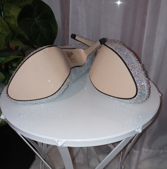 Women's High-heeled Rhinestone Shoes - Picture 2 of 4